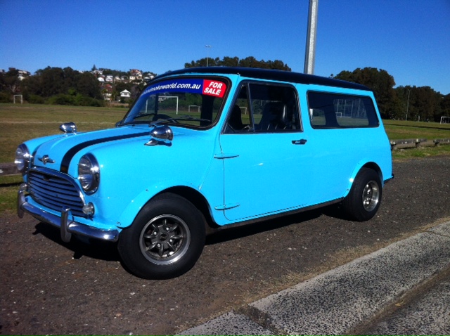 morris mini panel van for sale